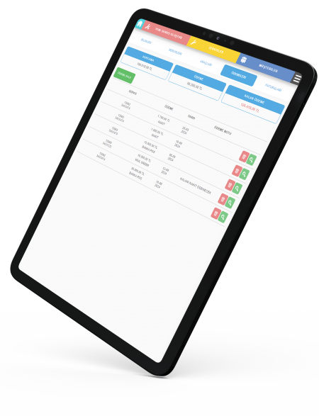Oto servis takip programı Ödeme Yönetimi