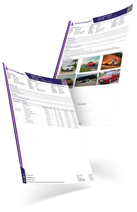 Oto servis takip programı Formlar