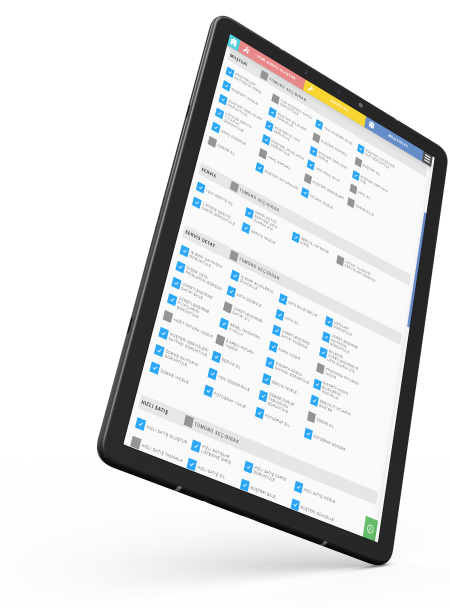 Oto servis takip programı Yetki Yönetimi