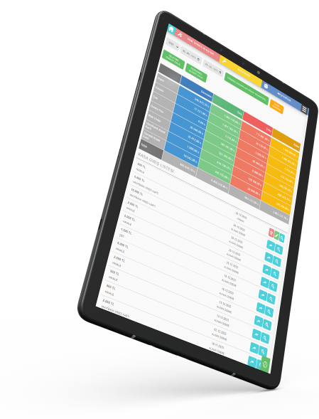 Oto servis takip programı Kasa